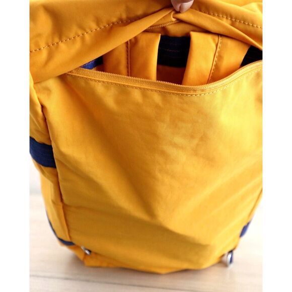 Kipling Unisex Spicy Gold Palermo Up Convertible Duffle Bag Travel Backpack - Picture 5 of 15